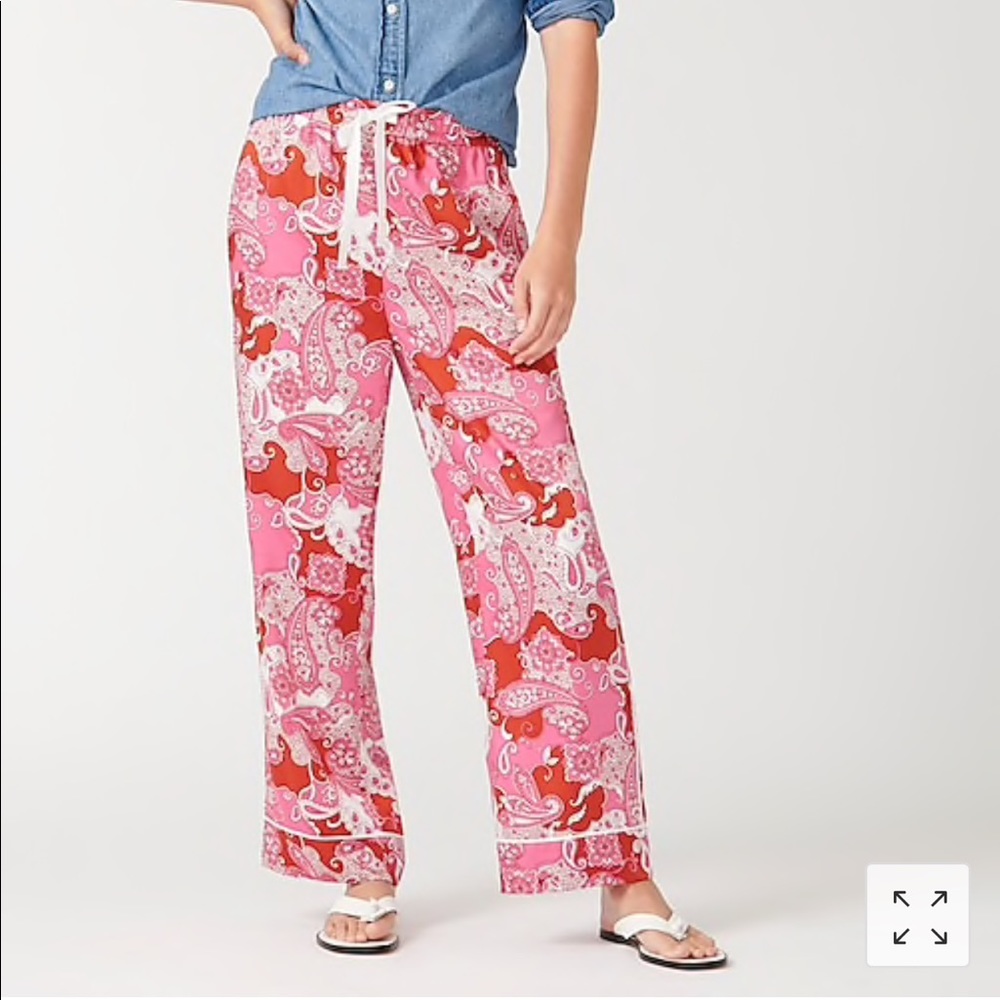 J.Crew Relaxed Pant Vintage Paisley